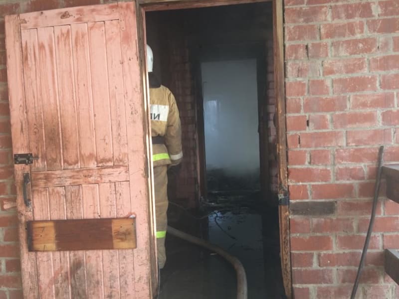 В Арамиле горела новостройка