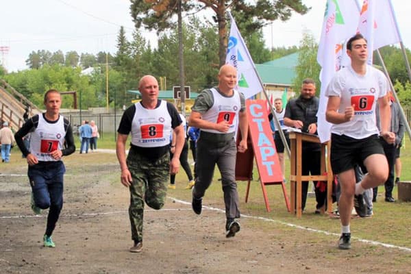 В Двуреченске на патриотической эстафете бегали, стреляли и метали