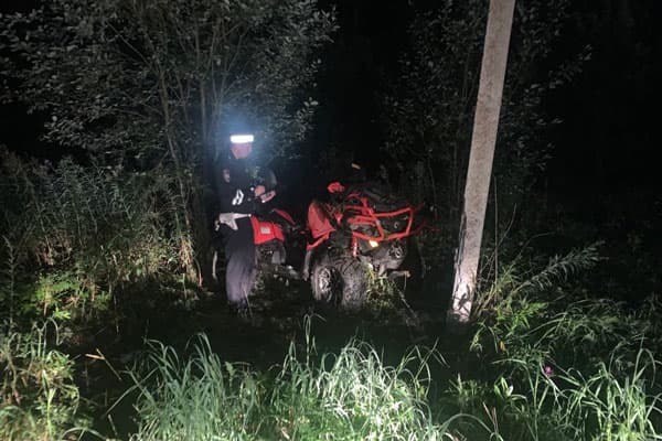 Под Сысертью в ДТП погиб водитель снегоболотохода 