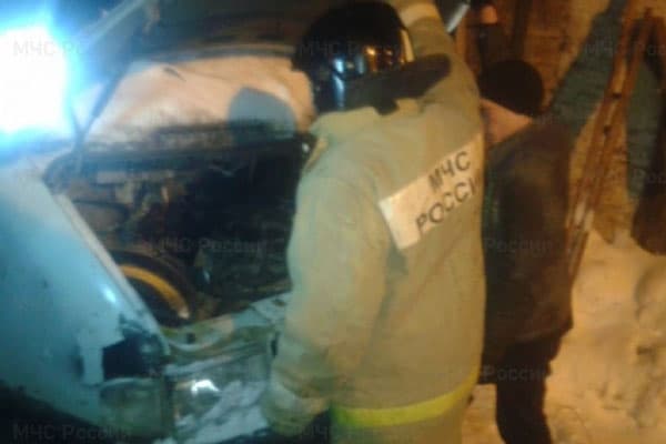 Накануне в Арамиле сгорела иномарка