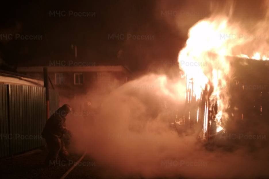 Под Сысертью произошел крупный пожар 